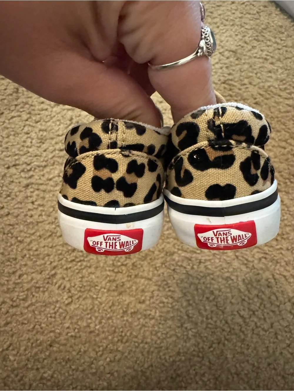 Vans Kids Leopard Slip-On Sneakers